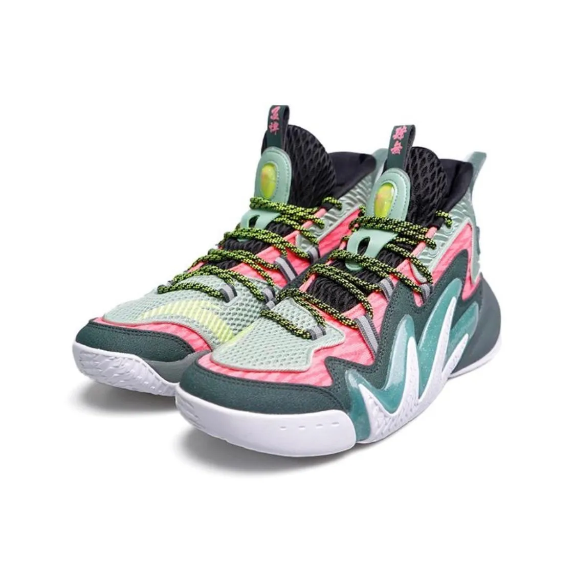 Anta Kids Shock The Game 4.0 Green/Pink