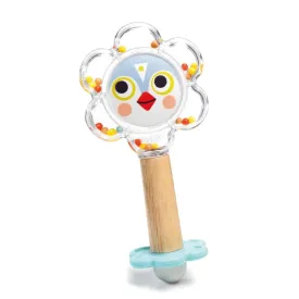 Baby Flower Rattle with Mirror