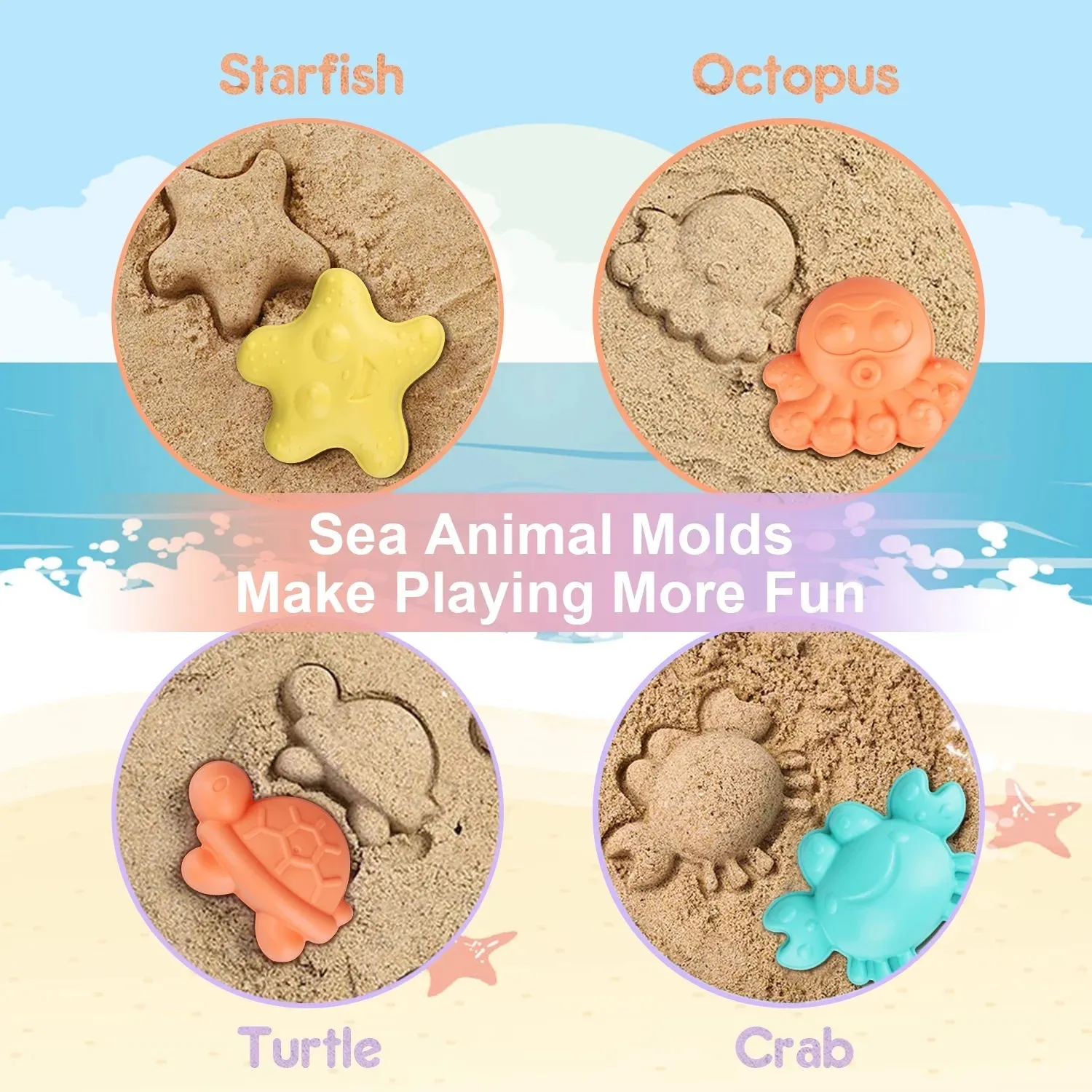 Beach Toys for Toddlers Kids, Sand Toys for Kids Toddler, Sandbox Toy.