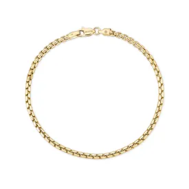 Box Chain Bracelet in Gold