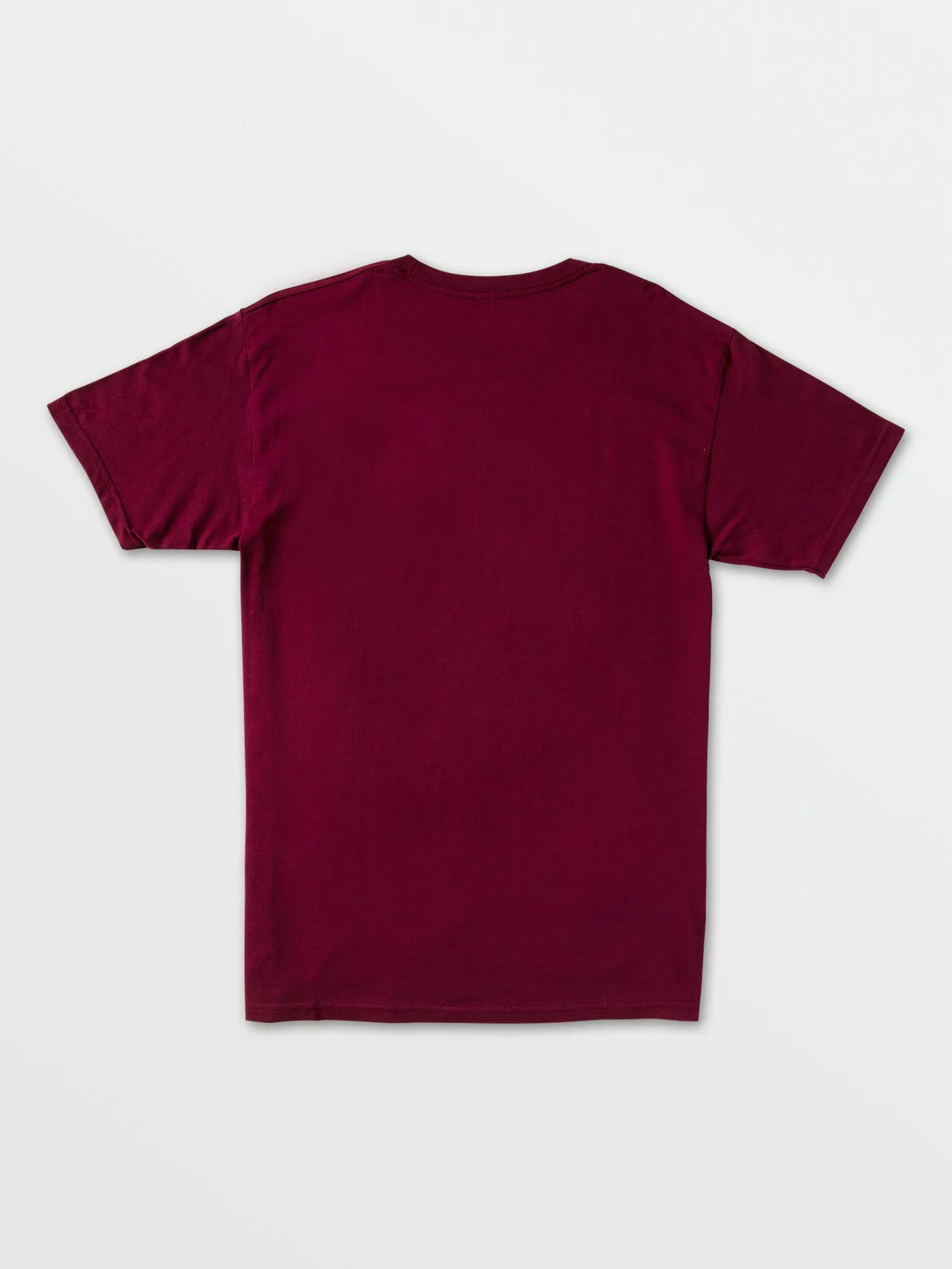 Circle Short Sleeve Tee - Burgundy