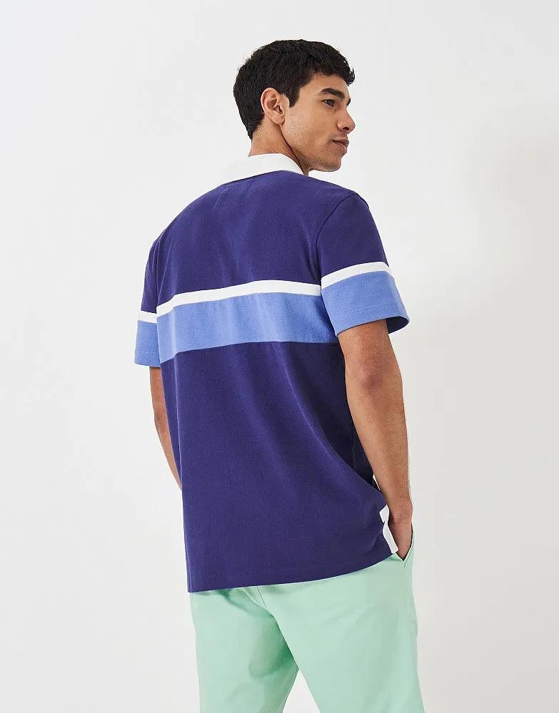 Crew Clothing Short Sleeve Stripe Rugby