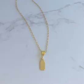 Gold Tag Pendant