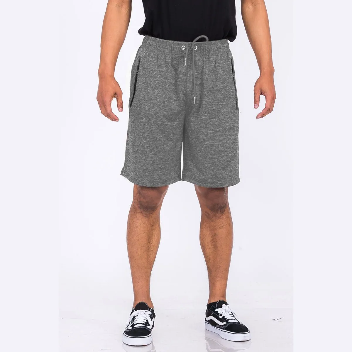 Grey Marbled Lightweight Active Shorts