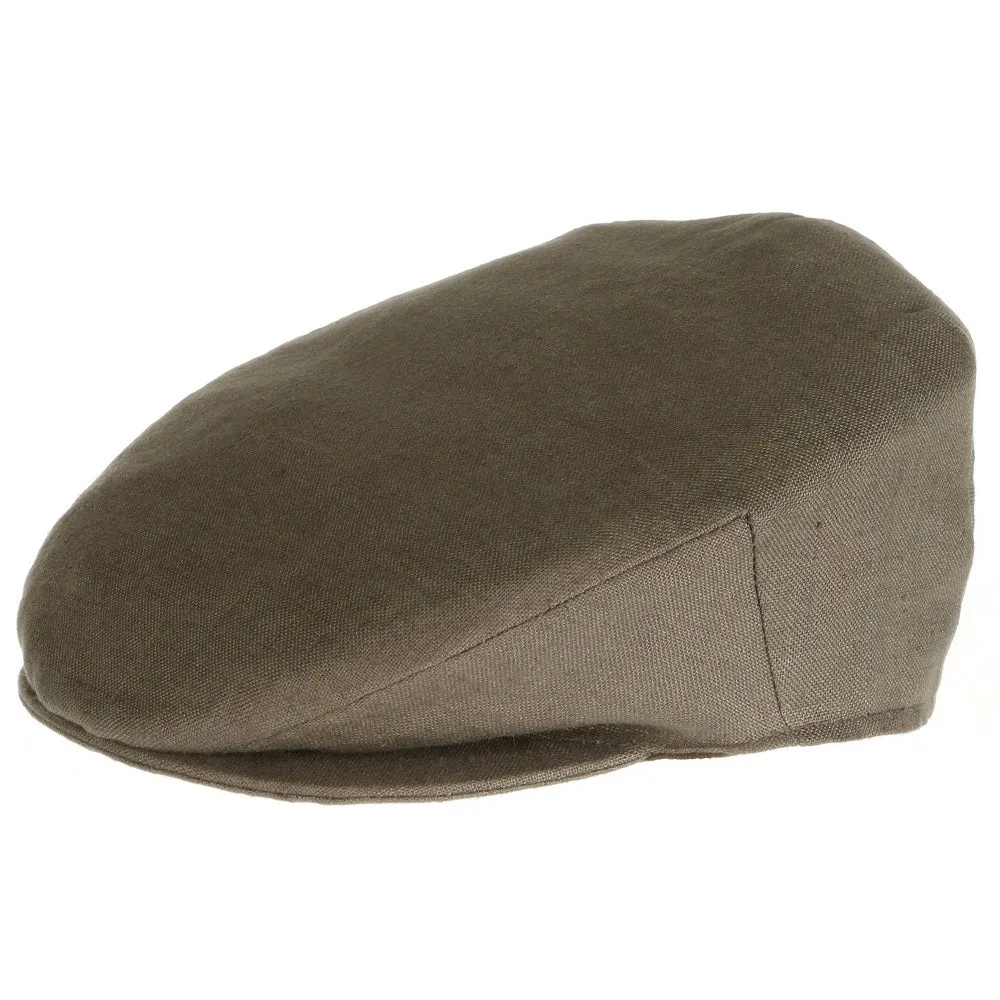 Hanna Hats Men's Irish Linen Flat Cap