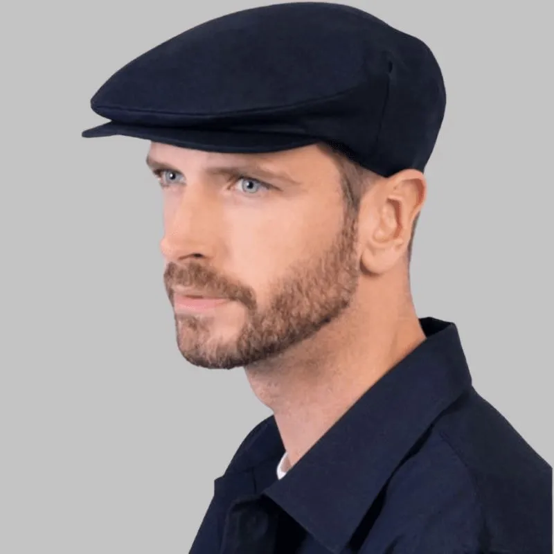 Hanna Hats Men's Irish Linen Flat Cap