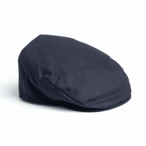 Hanna Hats Men's Irish Linen Flat Cap