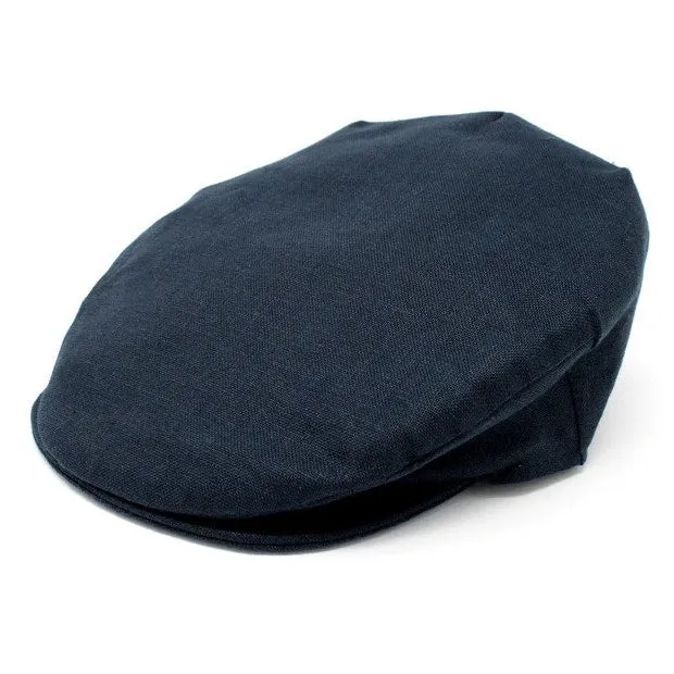 Hanna Hats Men's Irish Linen Flat Cap