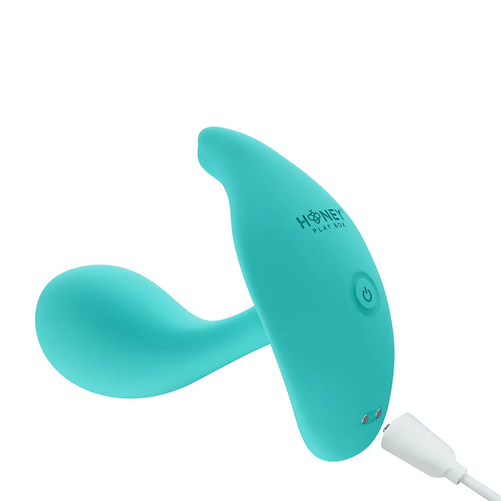 Honey Play Box Oly 2 Pressure Sensing App-Enabled Wearable Vibrator Blue