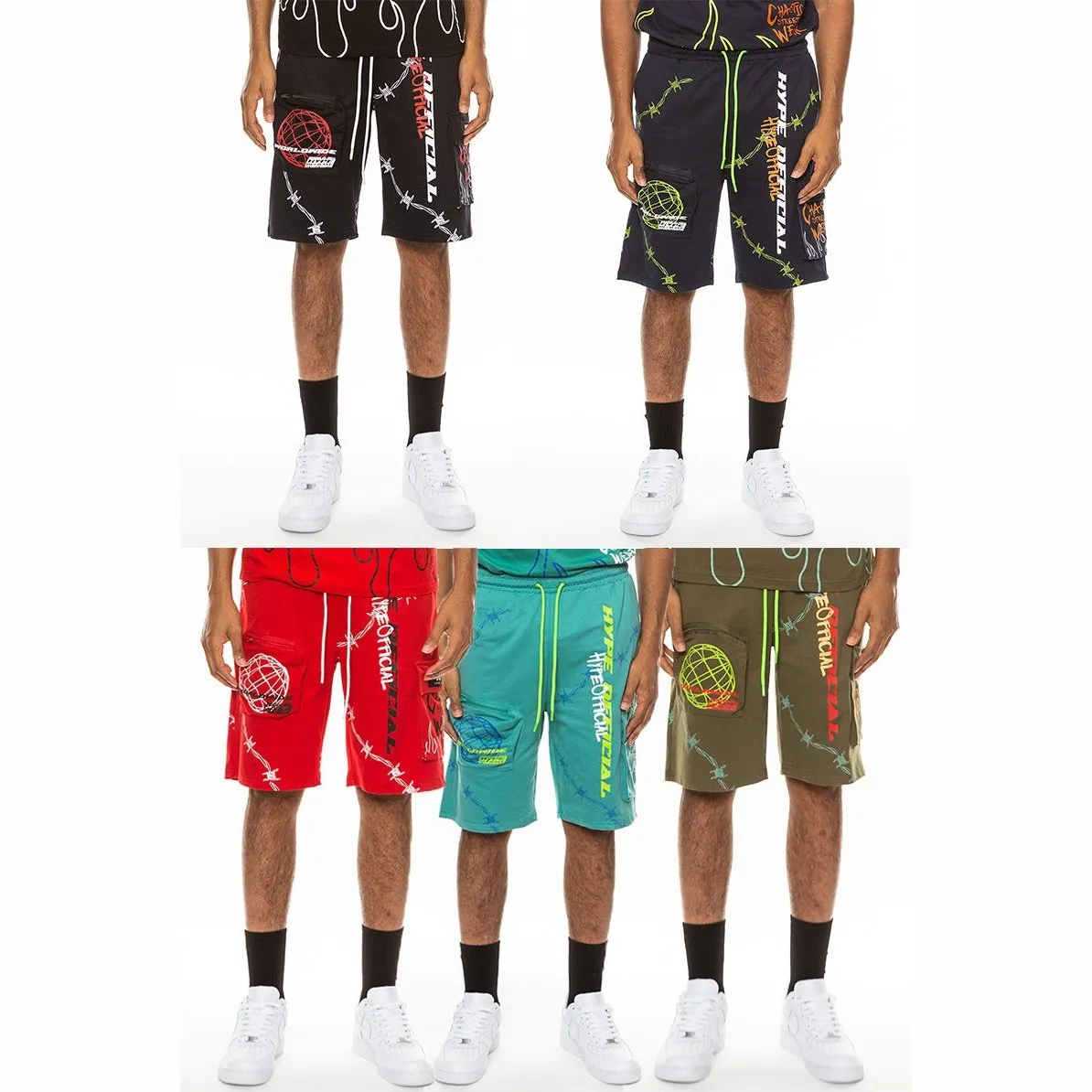 Hype Official Print Shorts (5 Colors)