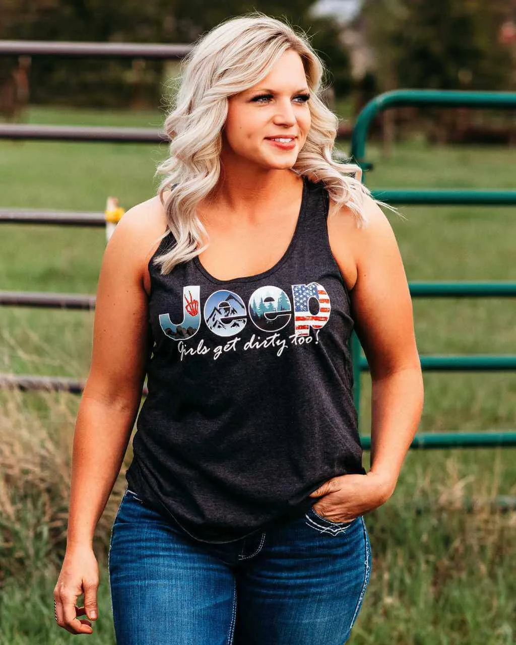 Jeep Girl Racerback Tank