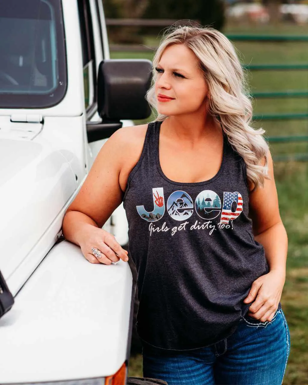 Jeep Girl Racerback Tank