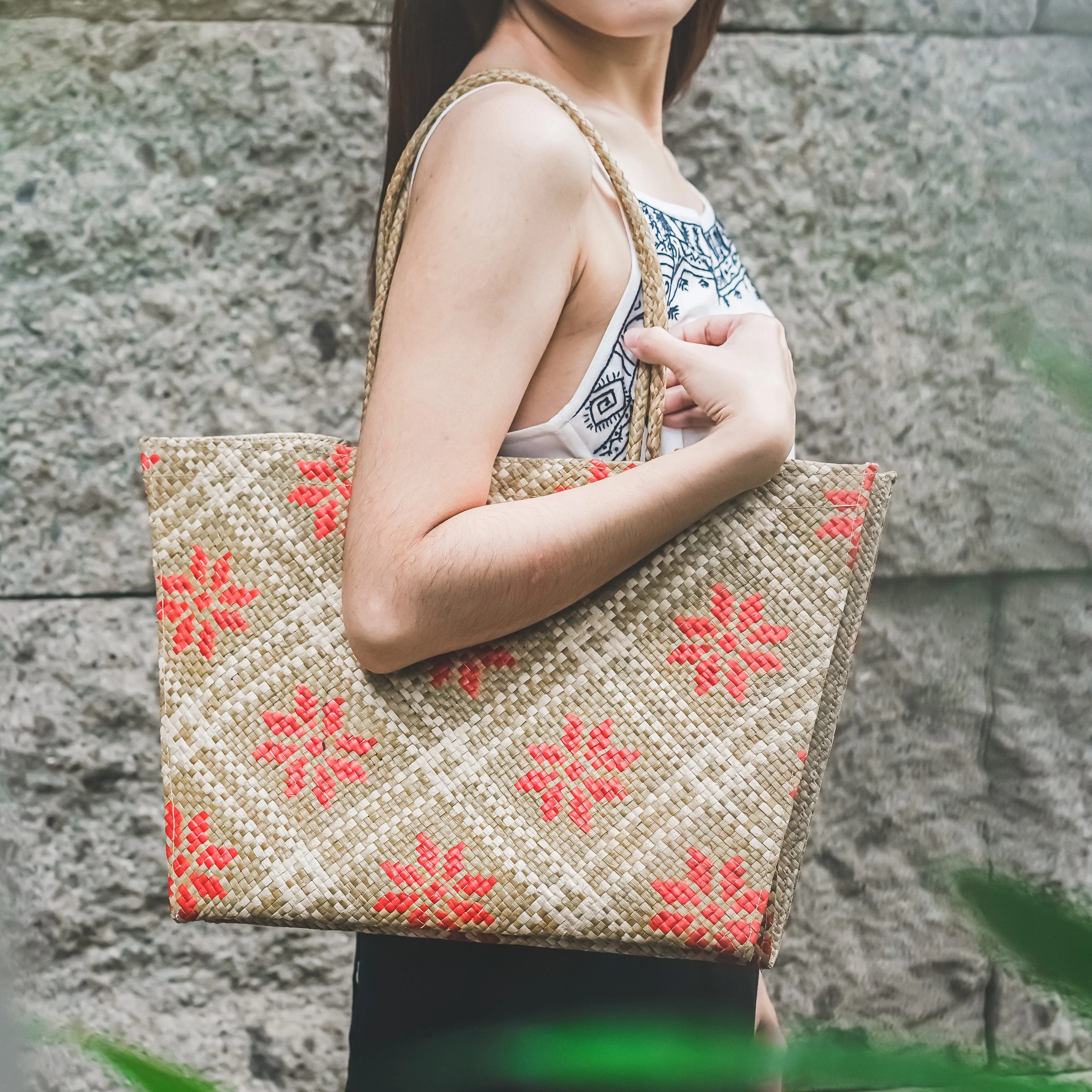 Ladies Ticog Multi-Color Handbag