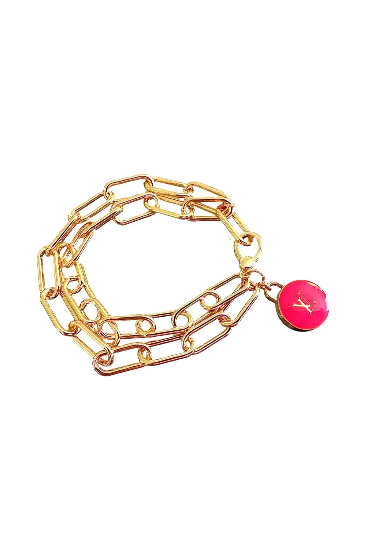 LV Pink Coin bracelet