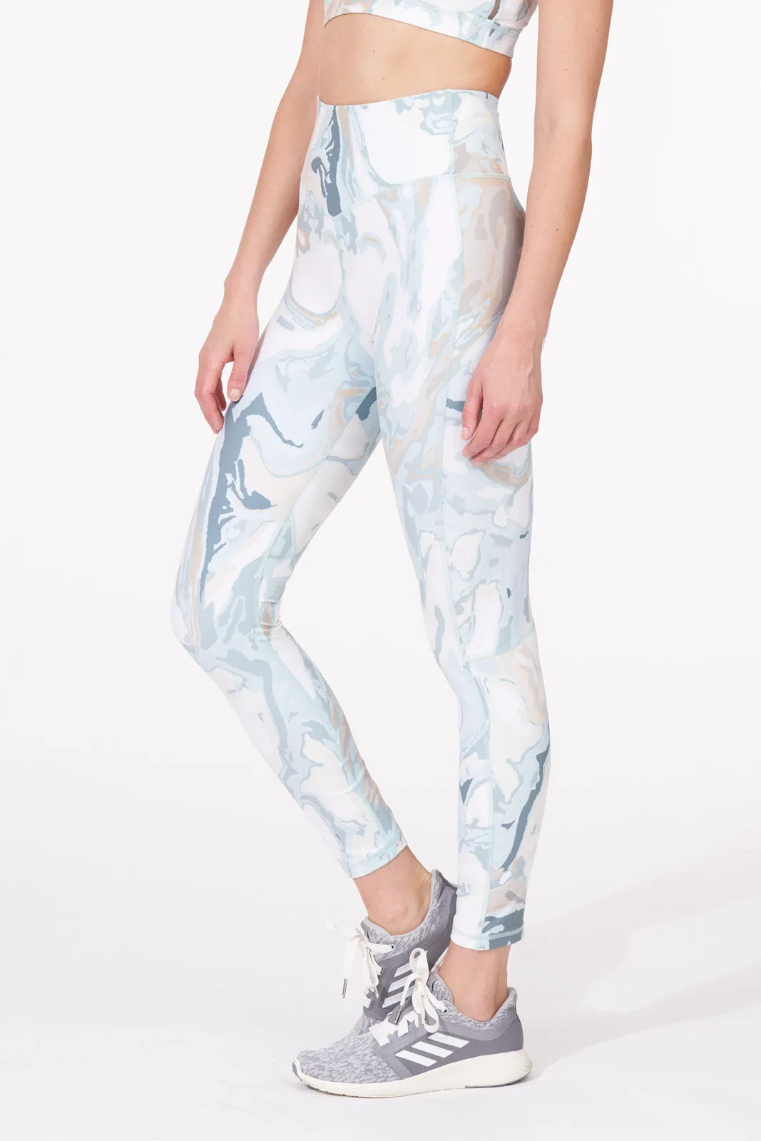 Marble Print 7/8 Legging, Marble Print