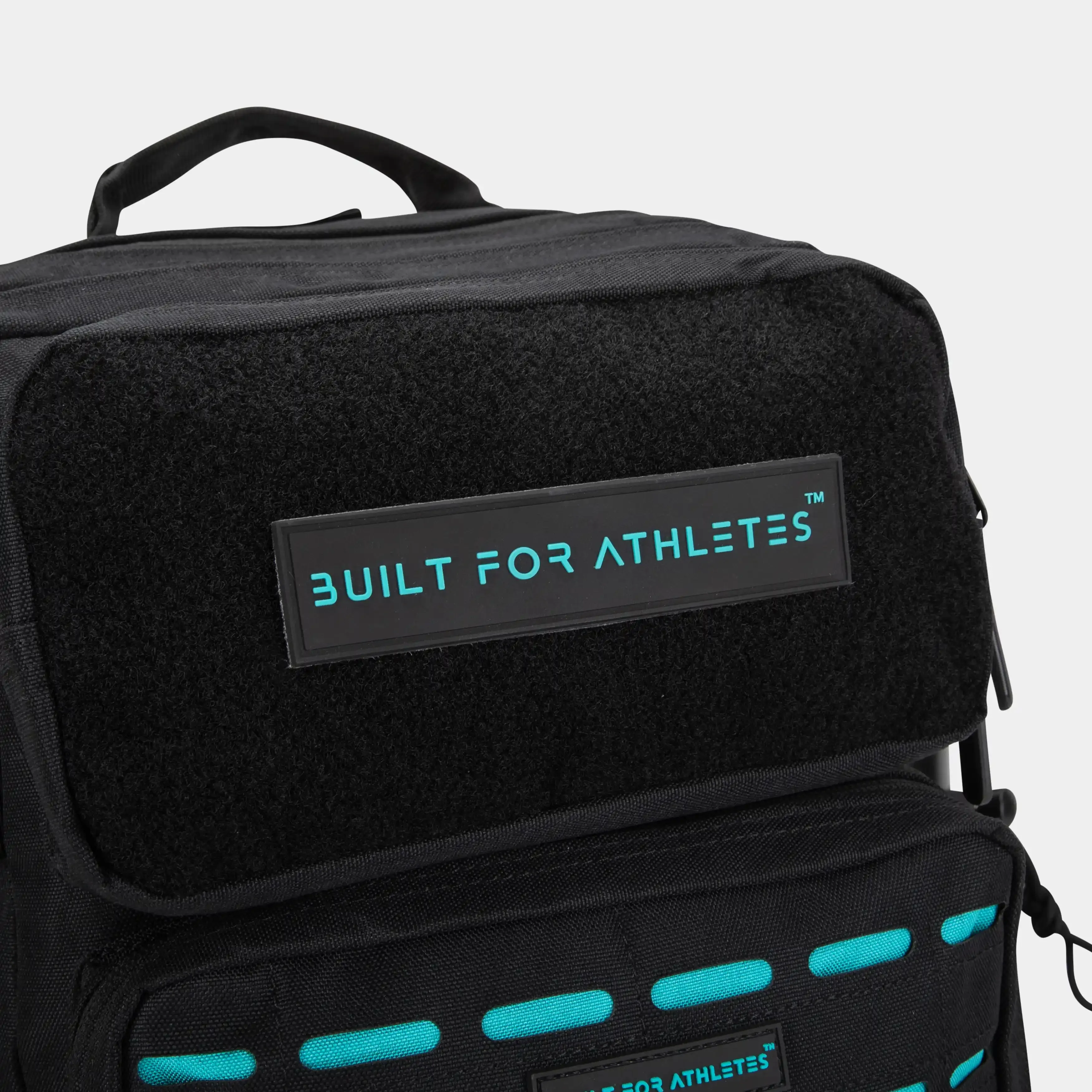 Medium Black & Aqua Gym Backpack