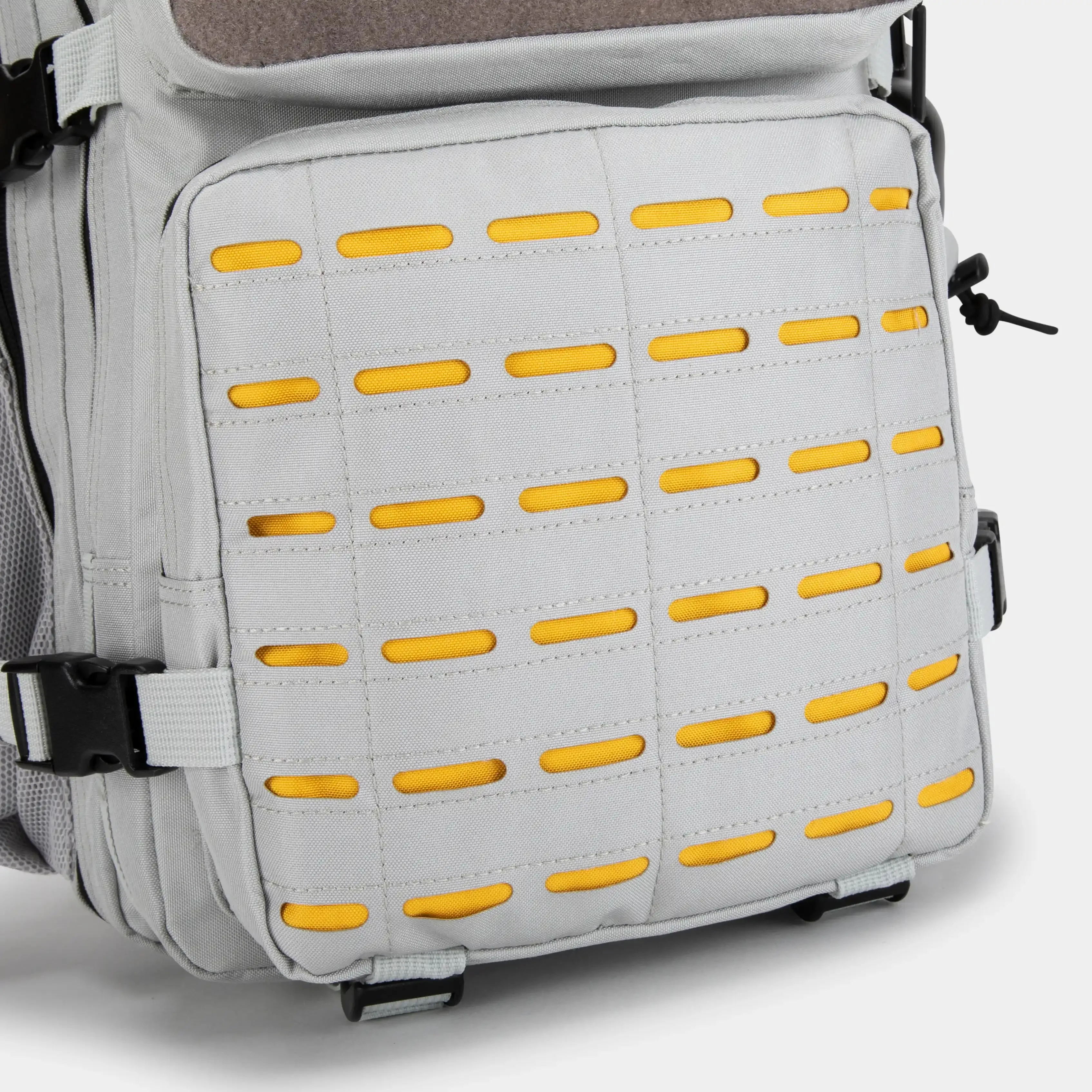 Medium Grey & Yellow Gym Backpack