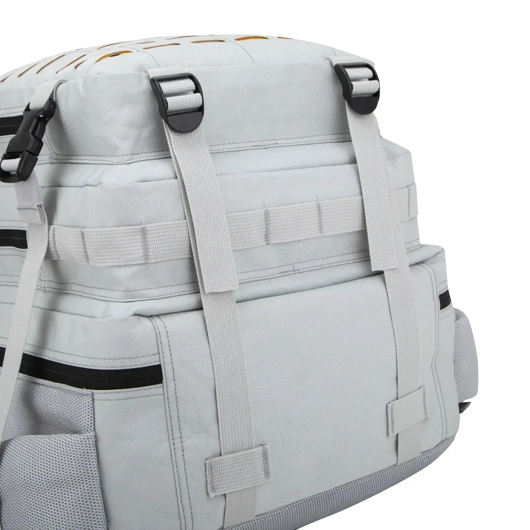 Medium Grey & Yellow Gym Backpack