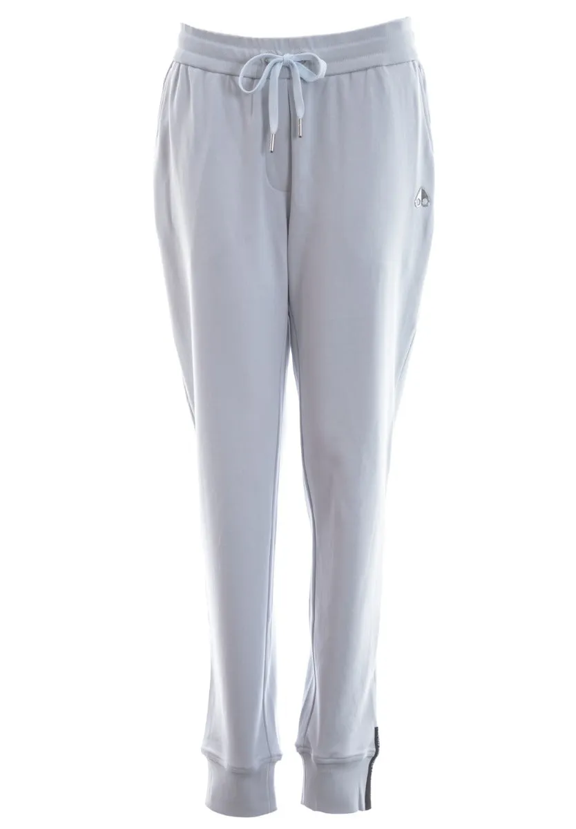 Moose Knuckles Ladies Baril Lake Sweatpants in Ice