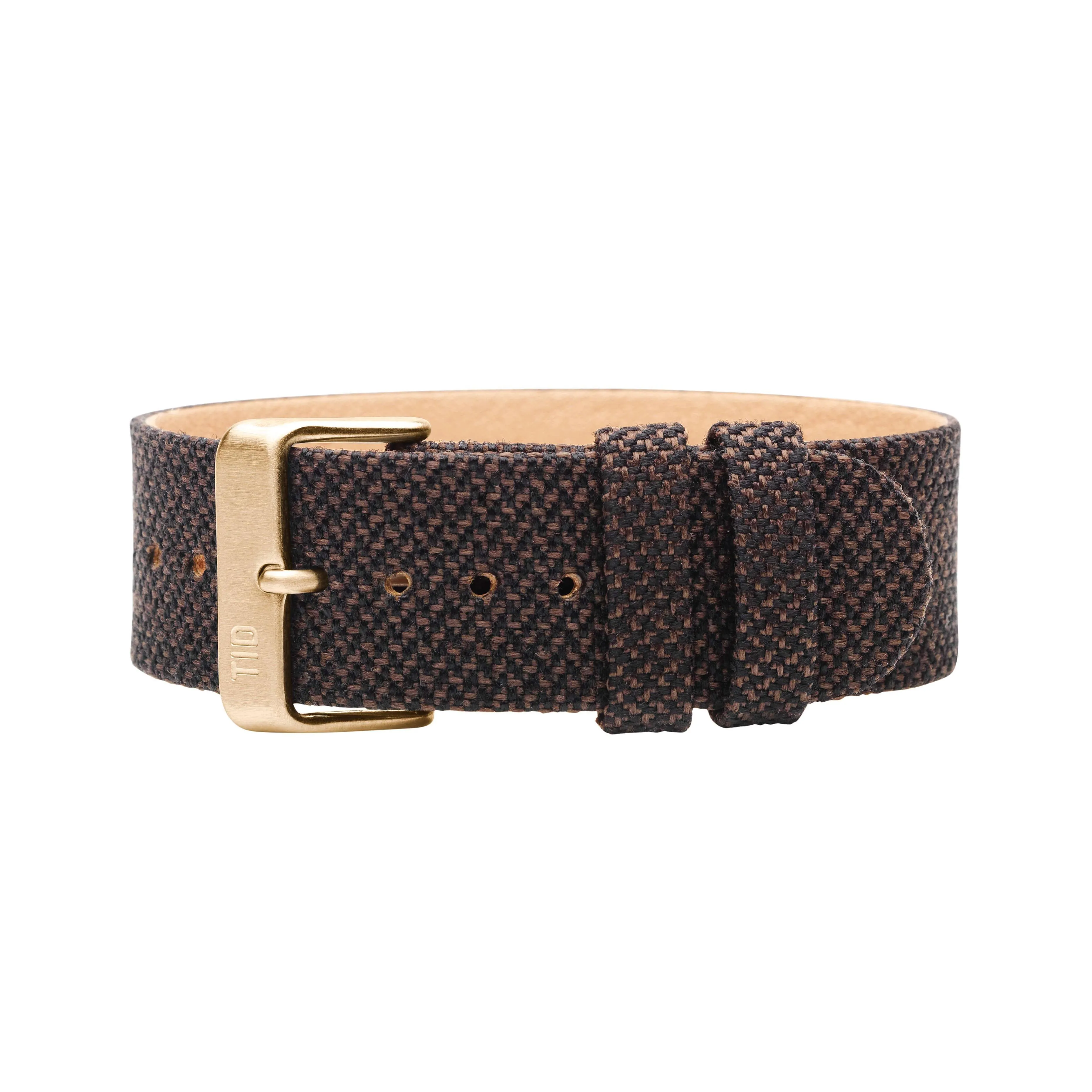 Mud Twain Strap with Black / Steel / Gold Buckle