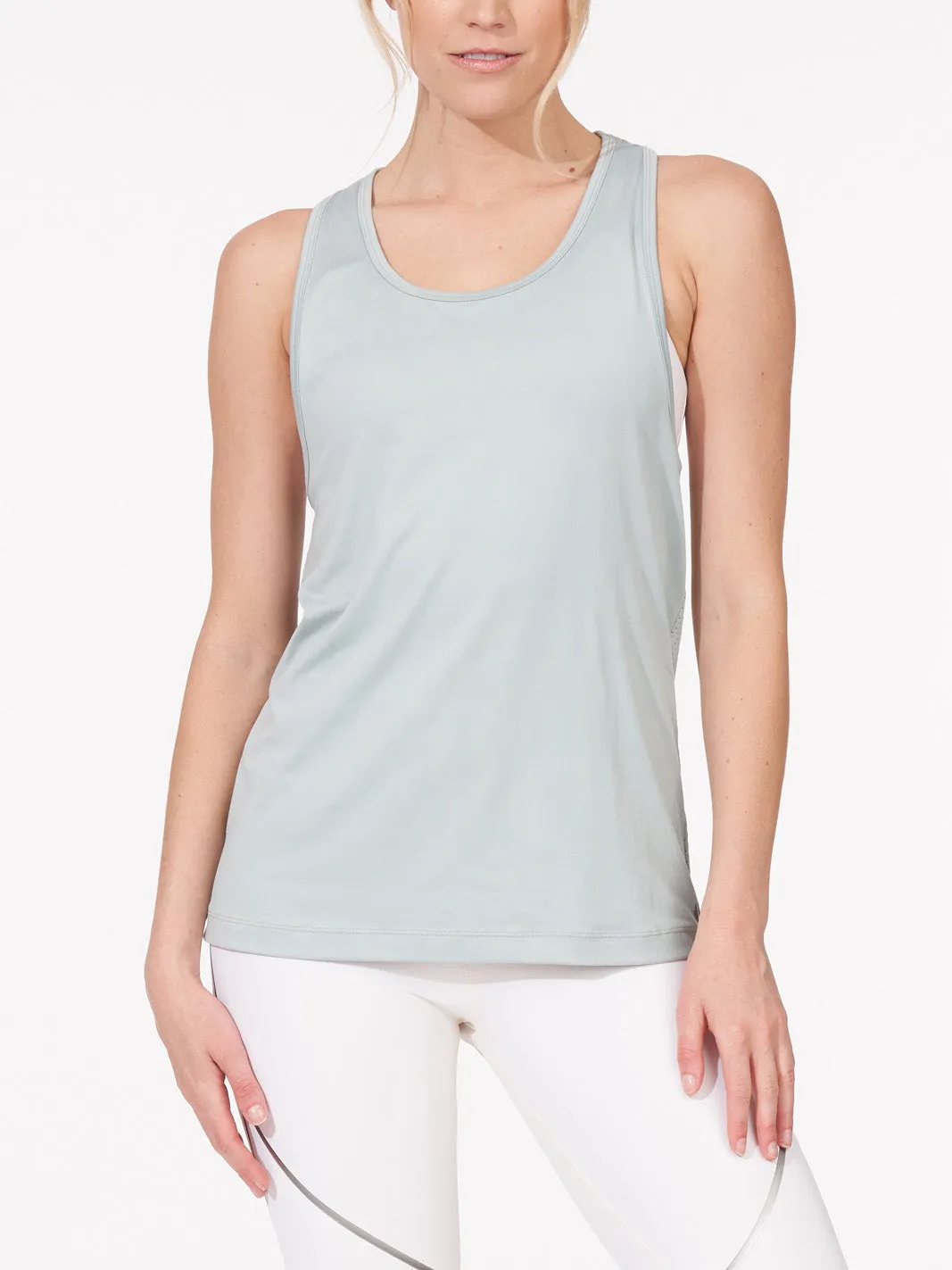 Netted Tank, Seafoam