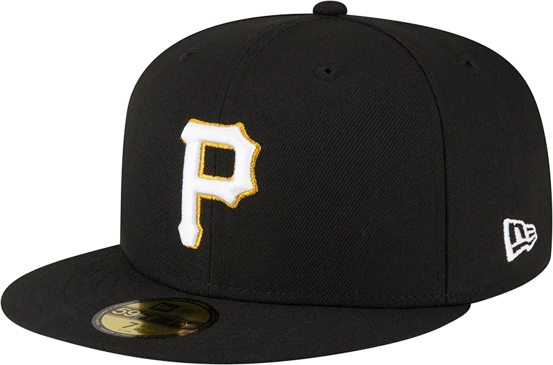 NEW ERA PITTSBURGH PIRATES METALLIC LOGO 1960 SIDE PATCH 59FIFTY FITTED