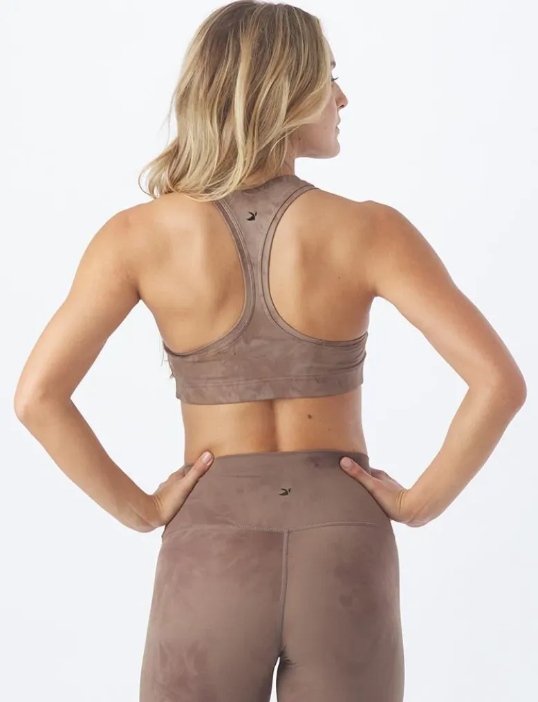 Notch Bra, Mocha Tie Dye