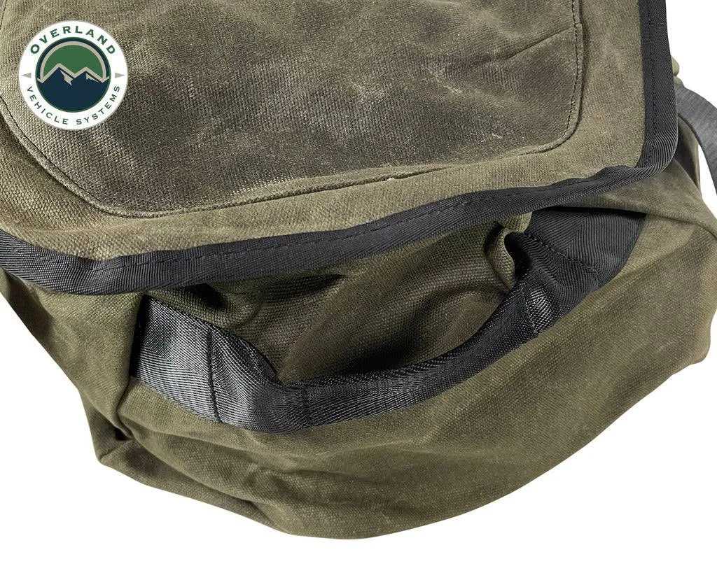 Overland Vehicle Systems Large Duffle With Handle And Straps - #16 Waxed Canvas | Universal