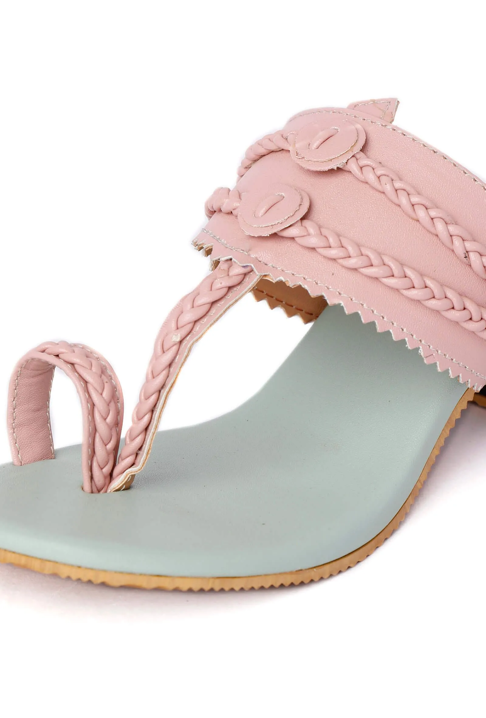 Pastel Pink and Blue Cruelty Free Heels