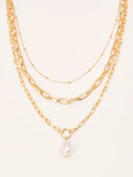 Pearl Multi-Layered Necklace