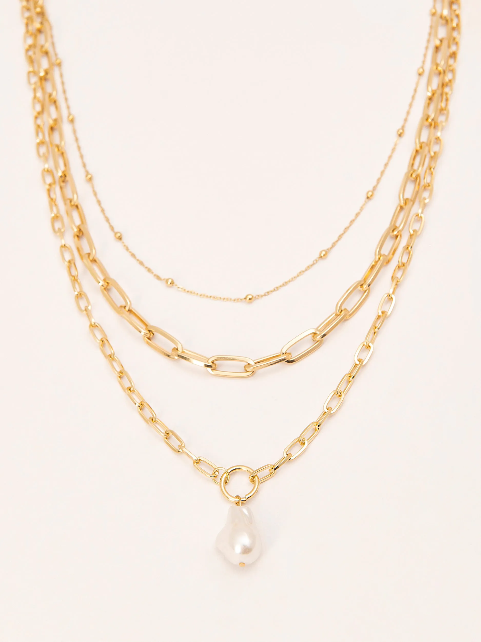 Pearl Multi-Layered Necklace