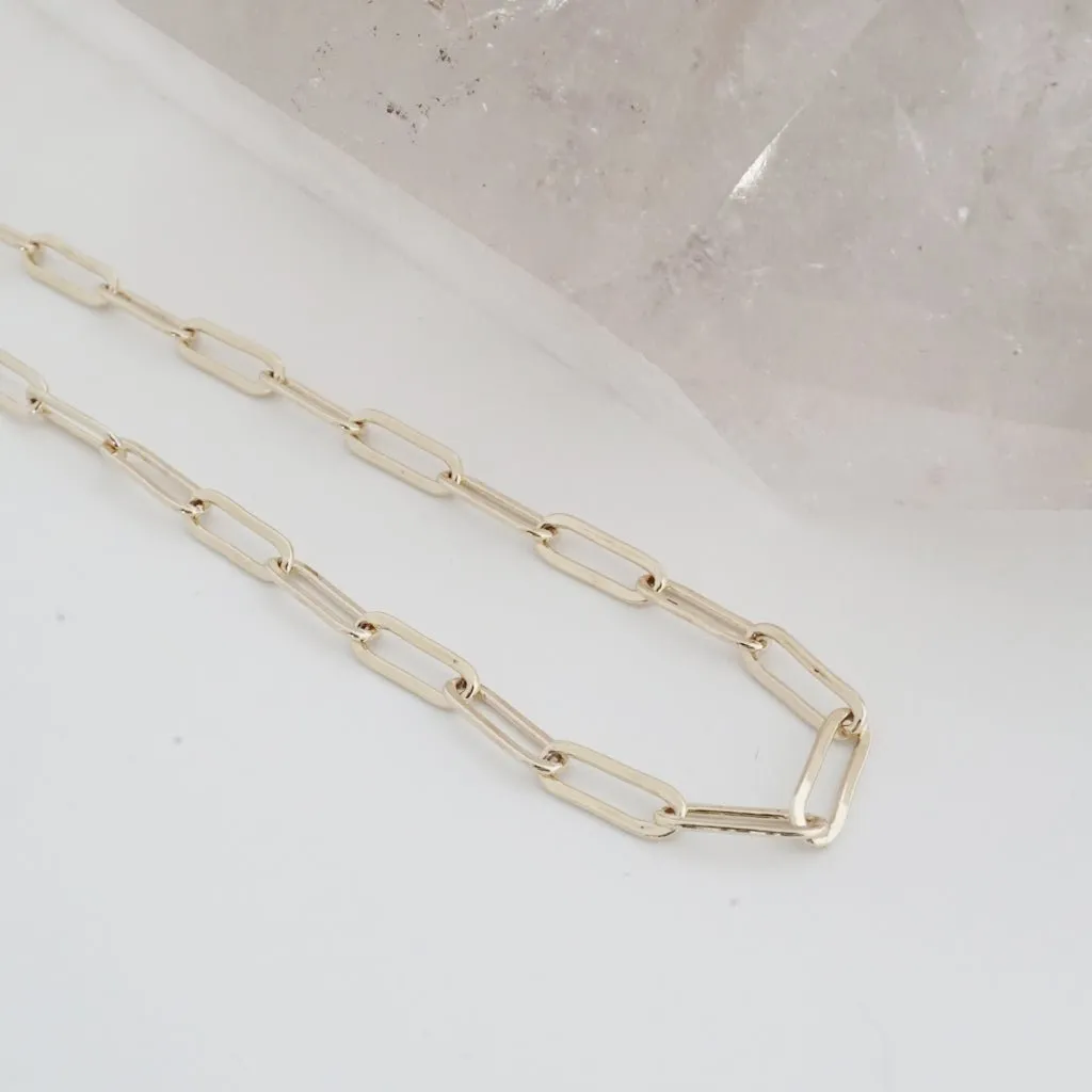 Piper Paperclip Chain Necklace