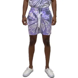 Purple Tie Dye Shorts