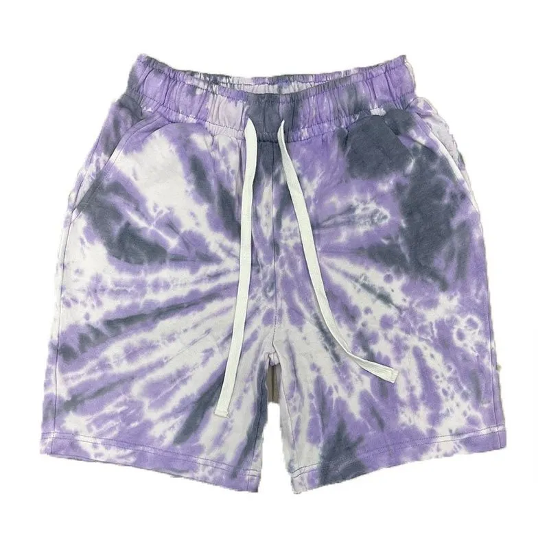 Purple Tie Dye Shorts