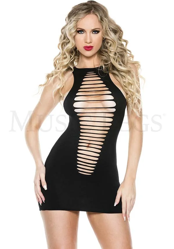 Slashed Mini Opaque | DRESS