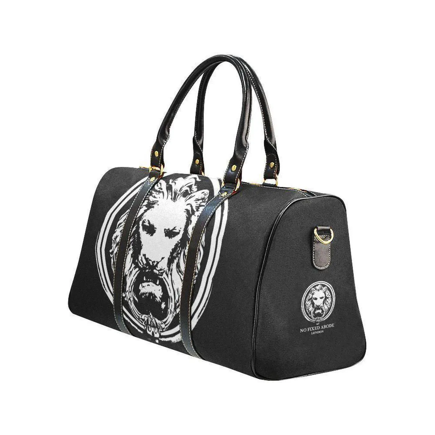 Small Black Lion Travel bag