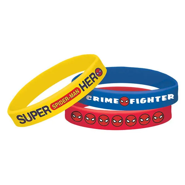 Spider-Man Webbed Wonder Rubber Bracelets 6pk