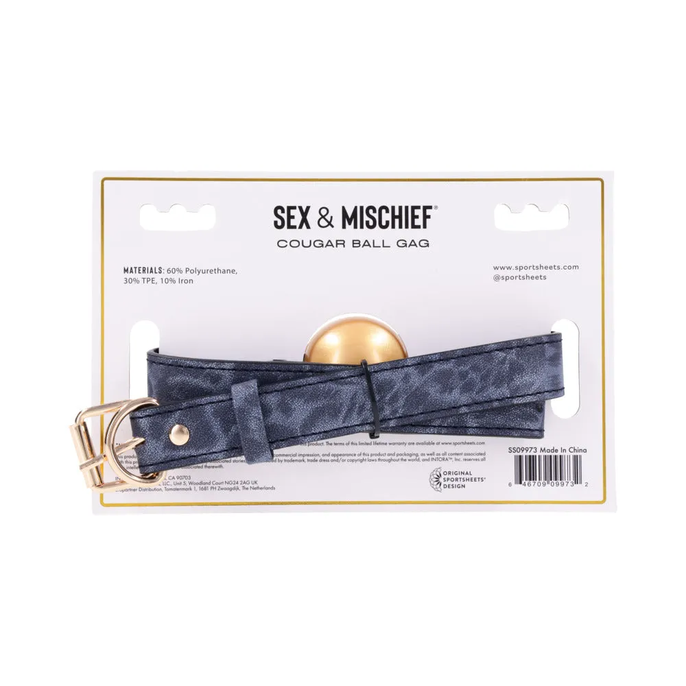 Sportsheets Sex & Mischief Cougar Ball Gag