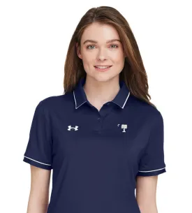 The Citadel, Big Red Under Armour Ladies' Tipped Teams Performance Polo