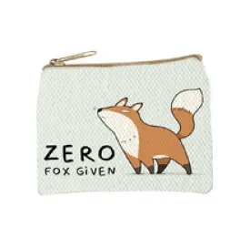 Zero Fox Given Graphic Coin Purse